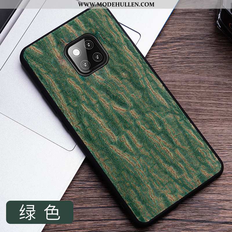 Hülle Huawei Mate 20 Rs Trend Schutz Qualität Lederhülle Case Handy Grün