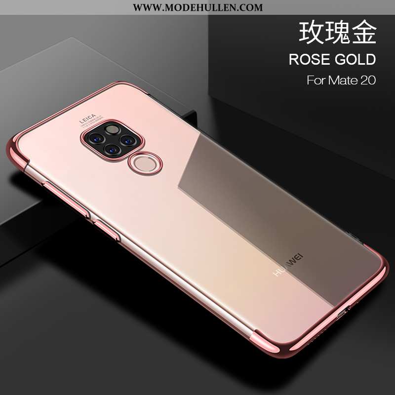 Hülle Huawei Mate 20 Transparent Persönlichkeit Kühlung Neu Weiche Dünne Case Rosa