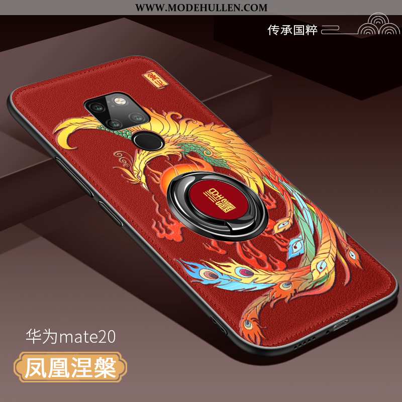 Hülle Huawei Mate 20 Trend Super Rot Case Halterung Anti-sturz Chinesische Art Rote