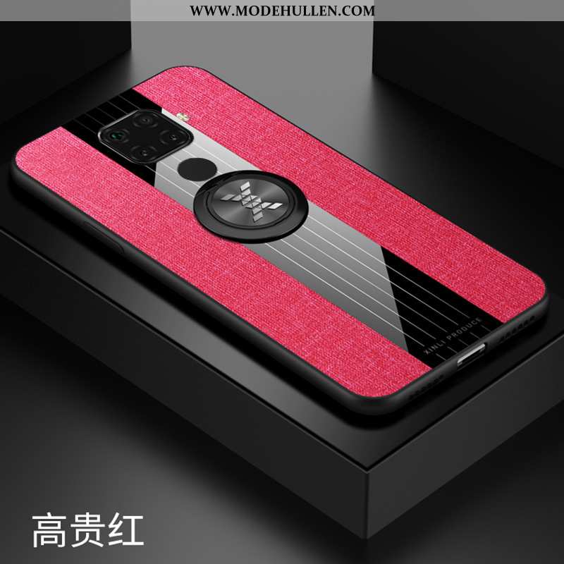 Hülle Huawei Mate 30 Lite Muster Schutz Schnalle Handy An Bord Ring Rosa