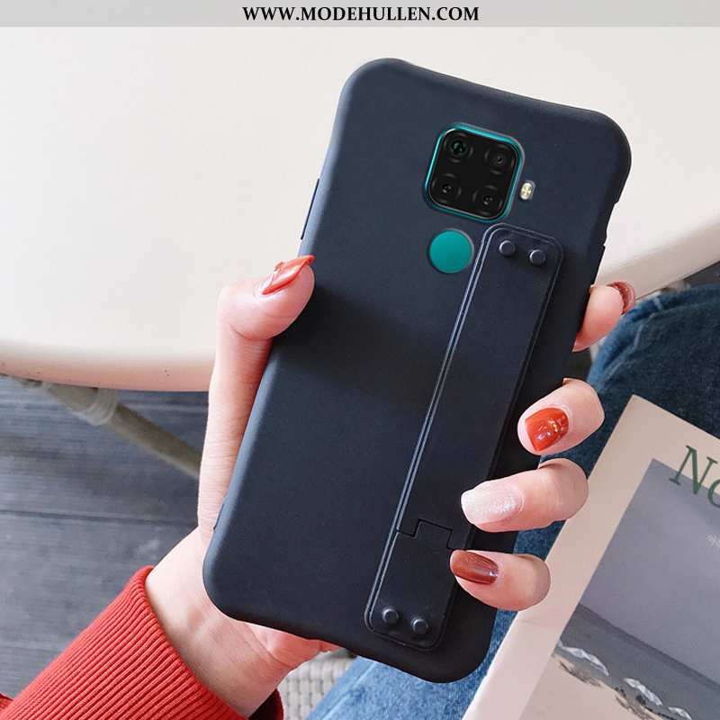 Hülle Huawei Mate 30 Lite Weiche Persönlichkeit Handy Anti-sturz Case Alles Inklusive Blau
