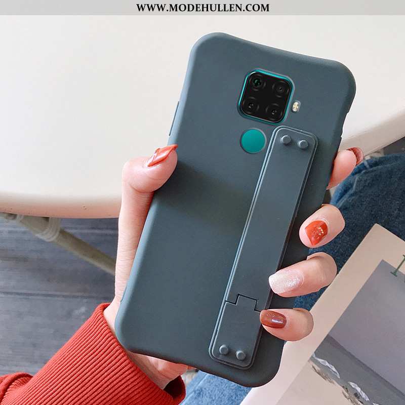 Hülle Huawei Mate 30 Lite Weiche Persönlichkeit Handy Anti-sturz Case Alles Inklusive Blau