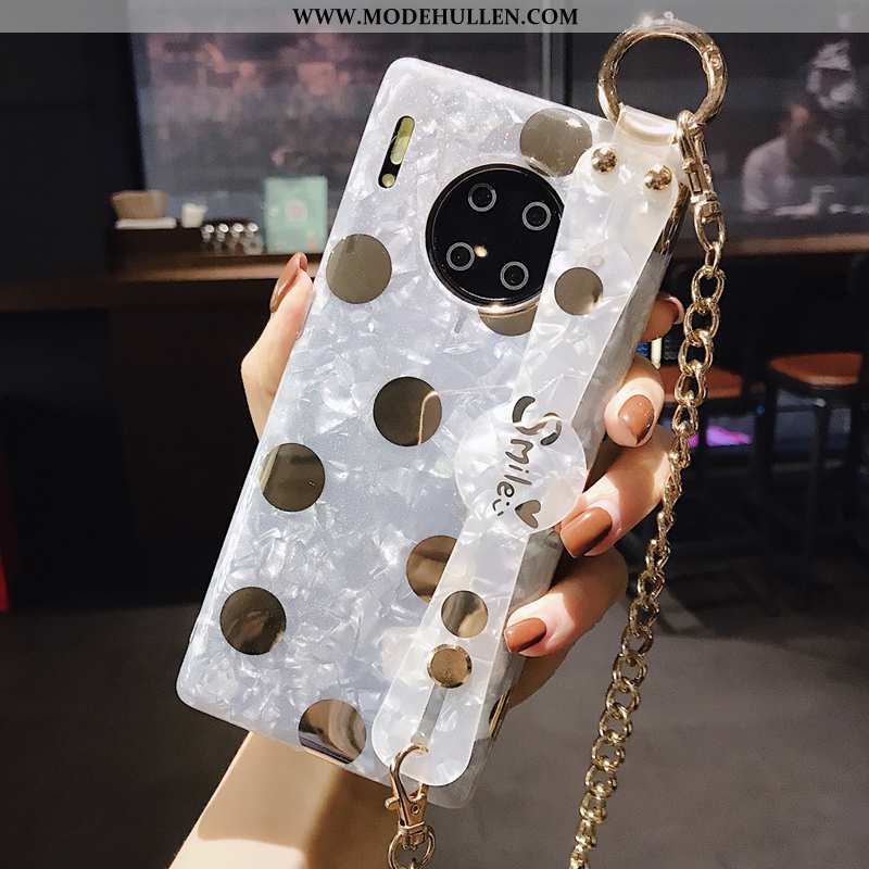 Hülle Huawei Mate 30 Muster Weiche Liebe Alles Inklusive Hängende Verzierungen Groß Handy Weiße