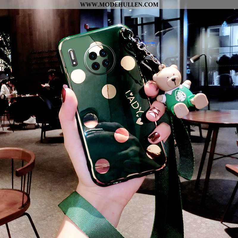 Hülle Huawei Mate 30 Pro Dünne Silikon Anti-sturz Persönlichkeit Grün Trend Weiche