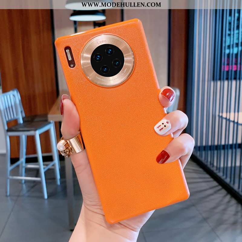 Hülle Huawei Mate 30 Pro Kreativ Persönlichkeit Farbe Handy Schwer High-end Orange