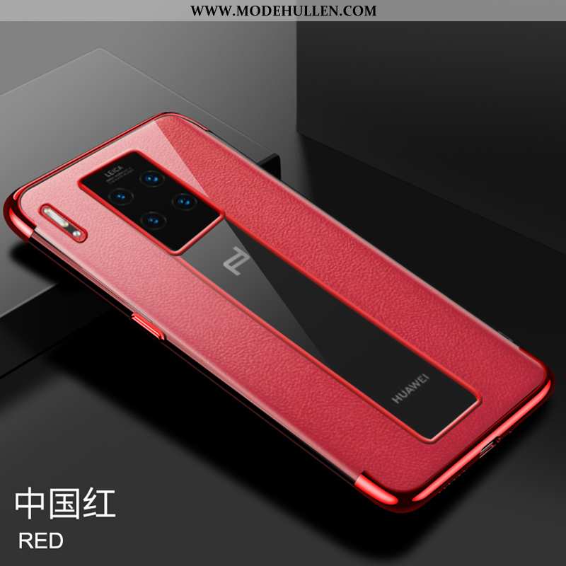 Hülle Huawei Mate 30 Rs Schutz Transparent Anti-sturz Dünne Case Alles Inklusive Handy Rote