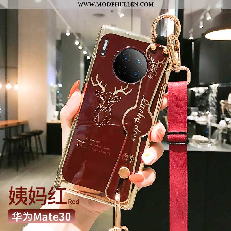 Hülle Huawei Mate 30 Trend Super Anti-sturz Alles Inklusive Netto Rot Rot Silikon Rote