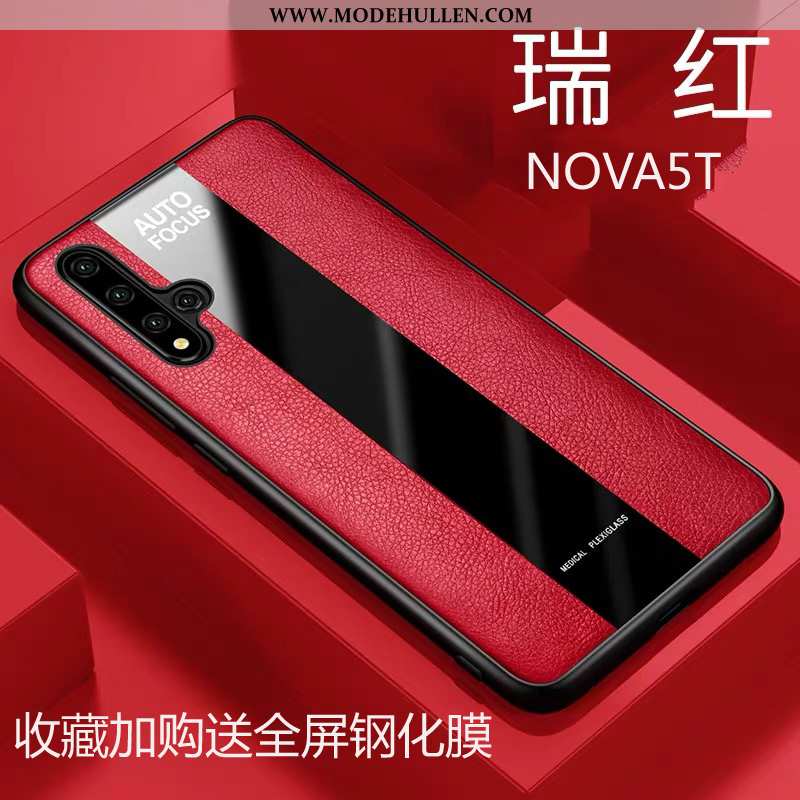 Hülle Huawei Nova 5t Schutz Weiche Schwarz Case Alles Inklusive Anti-sturz