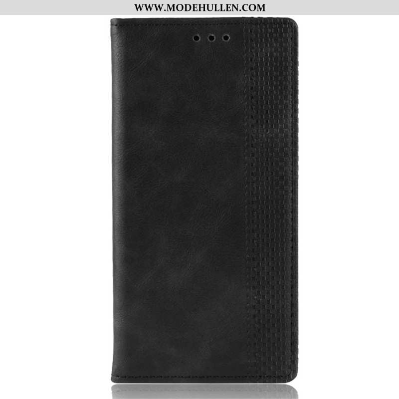 Hülle Huawei P Smart 2020 Schutz Lederhülle Schwarz Handy Folio Case