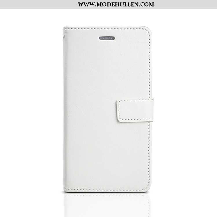 Hülle Huawei P Smart+ Lederhülle Weiche Folio Alles Inklusive Weiß Handy Weiße