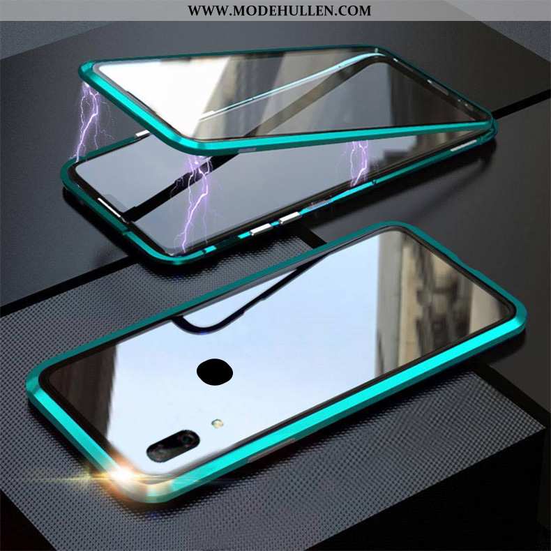 Hülle Huawei P Smart Z Glas Handy 2020 Grün Doppelseitig Türkis