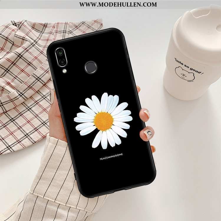 Hülle Huawei P20 Lite Schutz Persönlichkeit Jugend Handy Case Neu Chrysanthemes Schwarz