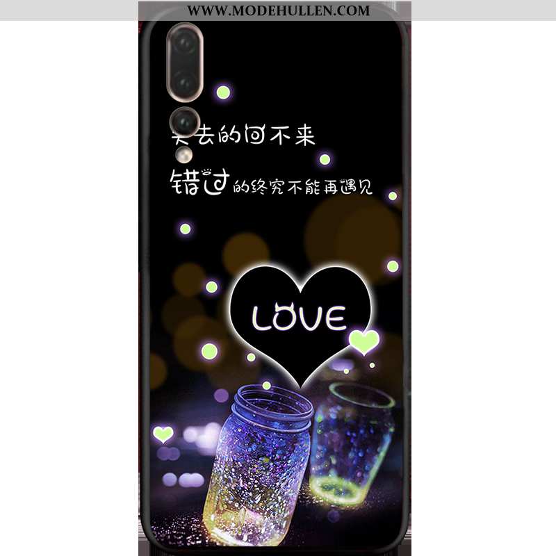 Hülle Huawei P20 Pro Trend Silikon Case Nubuck Anti-sturz Lila Schutz