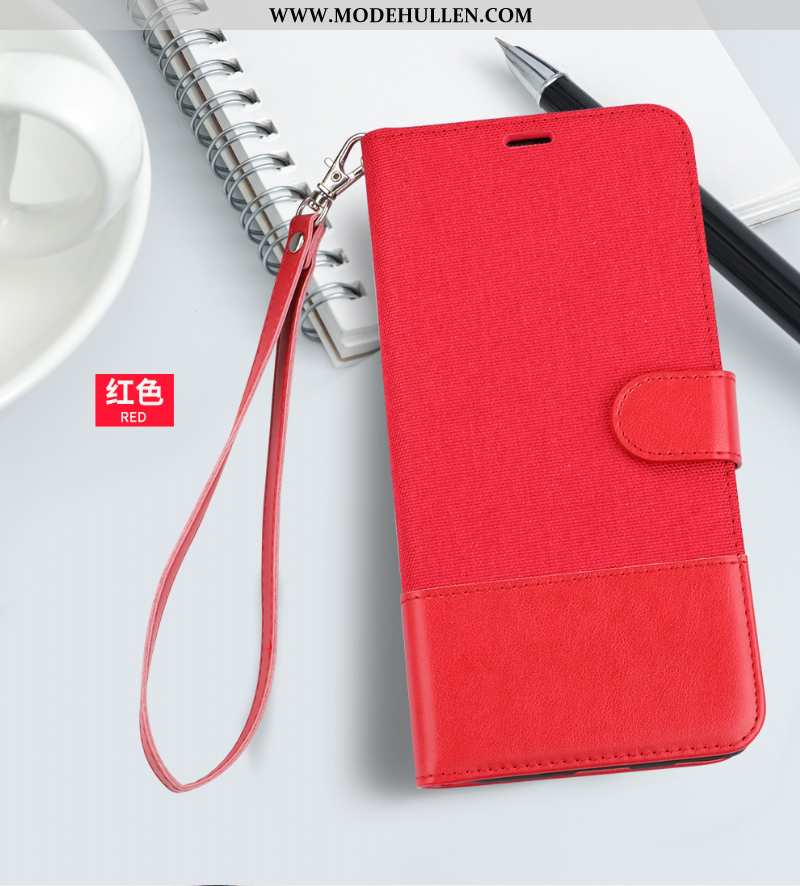 Hülle Huawei P20 Schutz Lederhülle Folio Alles Inklusive Geldbörse Anti-sturz Handy Rote