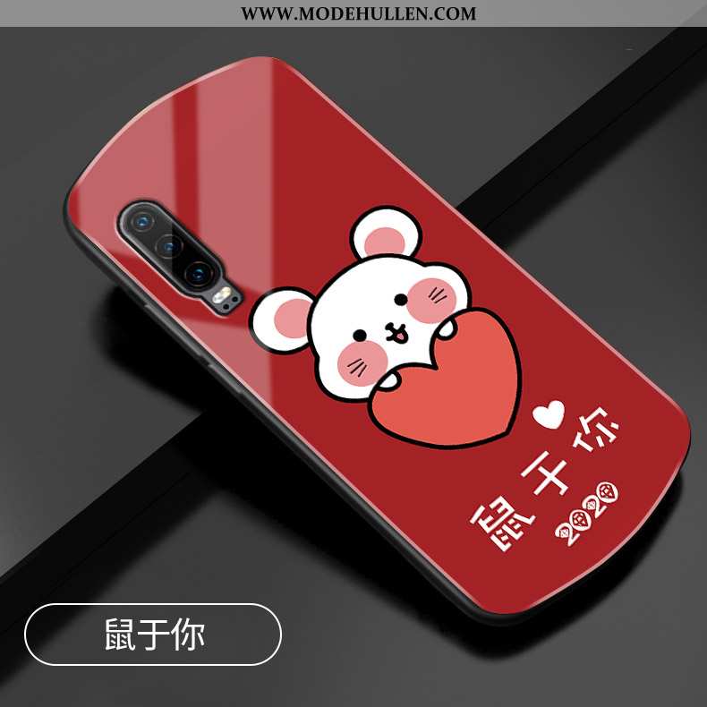 Hülle Huawei P30 Glas Schutz Handy Alles Inklusive Rot Neu Rote