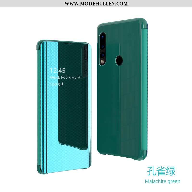 Hülle Huawei P30 Lite Lederhülle Transparent Spiegel Handy Alles Inklusive Muster Grün