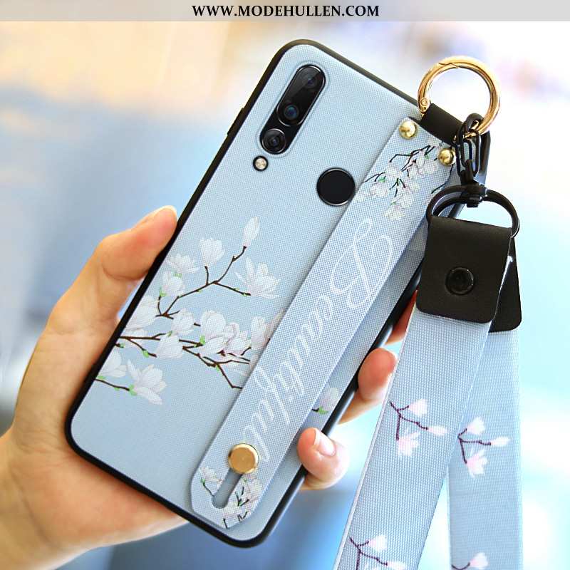 Hülle Huawei P30 Lite Xl Trend Silikon Anti-sturz Case Blau Persönlichkeit