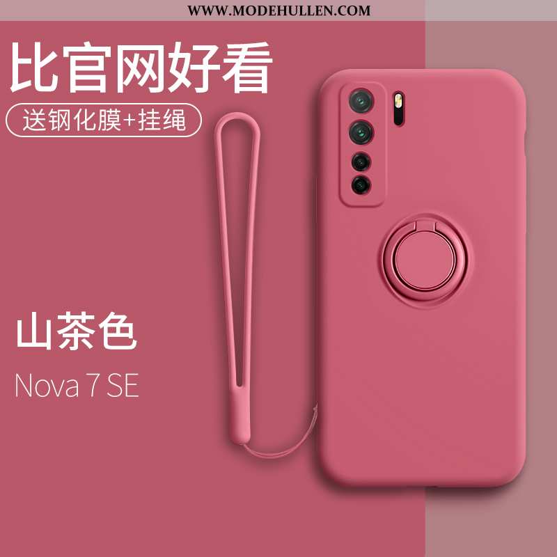 Hülle Huawei P40 Lite 5g Persönlichkeit Kreativ Rot Silikon Trend Schutz Anti-sturz Rote