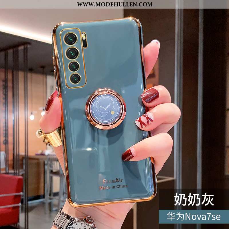 Hülle Huawei P40 Lite 5g Schutz Kreativ Überzug Handy Alles Inklusive Trend Silikon Blau
