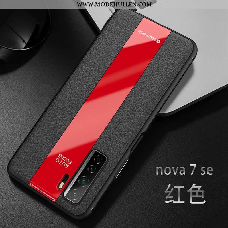 Hülle Huawei P40 Lite 5g Silikon Schutz High-end Weiche Rot Trend Handy Rote