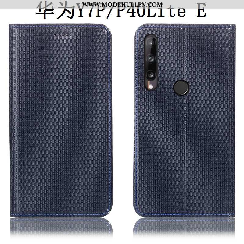 Hülle Huawei P40 Lite E Lederhülle Muster Alles Inklusive Folio Anti-sturz Handy Braun