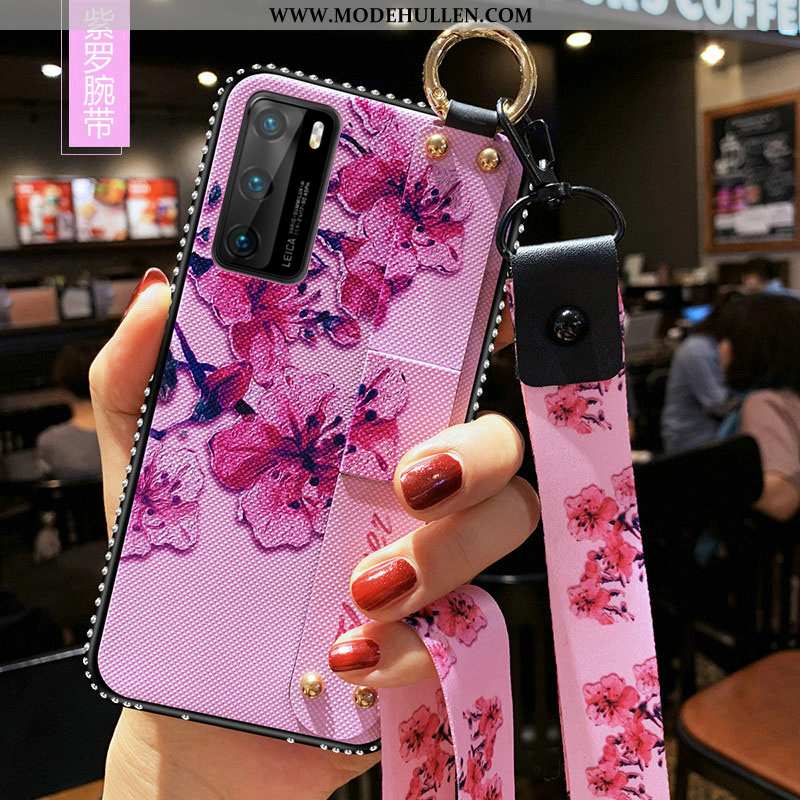 Hülle Huawei P40 Super Weiche Case Alles Inklusive Handy Silikon Rosa