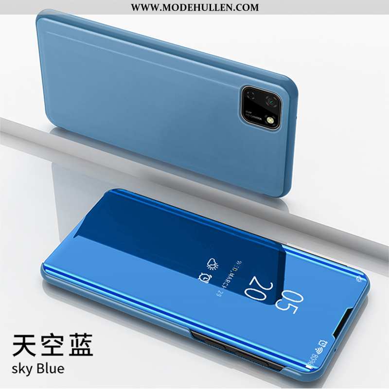 Hülle Huawei Y5p Schutz Handy Business Folio Blau Alles Inklusive Case