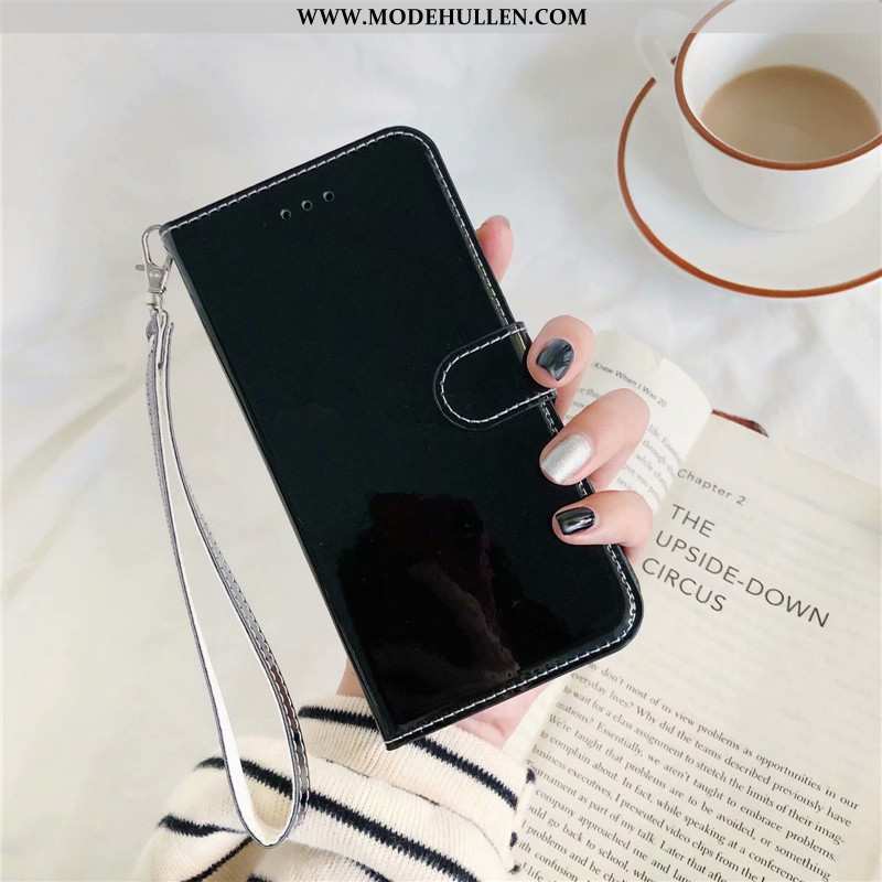 Hülle Huawei Y6 2020 Weiche Lederhülle Handy Spiegel Case Rosa 2020