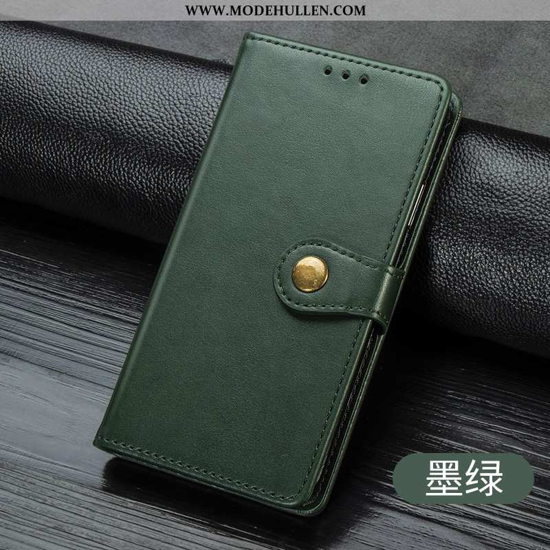 Hülle Huawei Y6p Trend Schutz Persönlichkeit Case Anti-sturz Lederhülle Grün