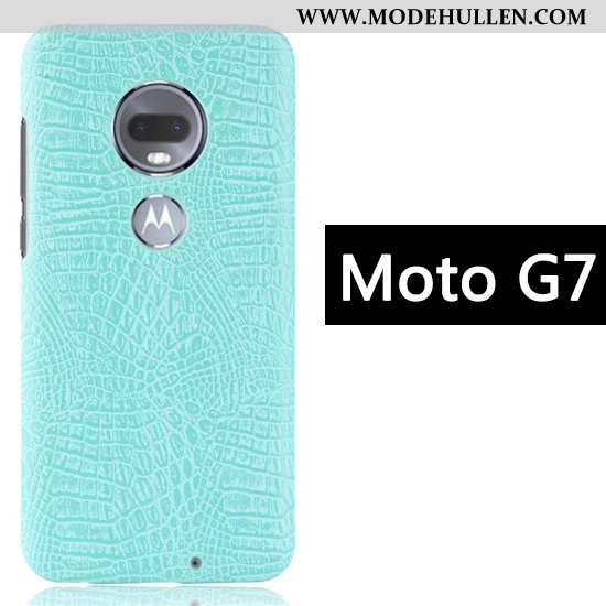 Hülle Moto G7 Muster Kreativ Anti-sturz Schwarz Case Business