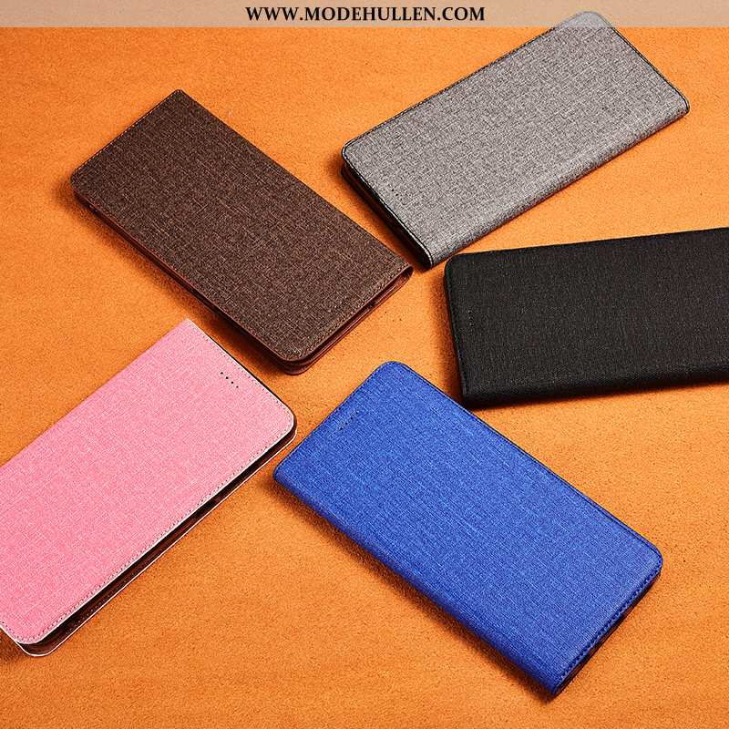 Hülle Nokia 2.1 Lederhülle Weiche Handy Baumwolle Und Leinen Silikon Case Schutz Grau