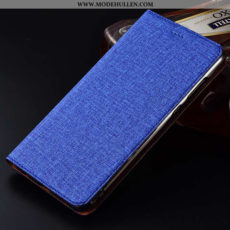 Hülle Nokia 2.1 Lederhülle Weiche Silikon Schutz Clamshell Einfassung Anti-sturz Blau