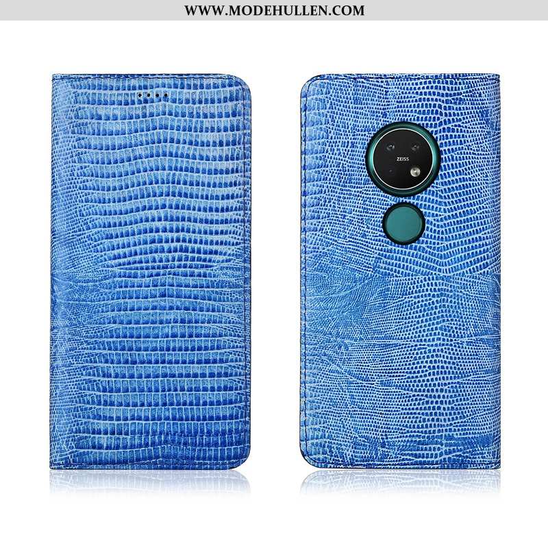 Hülle Nokia 7.2 Weiche Silikon Clamshell Case Anti-sturz Lederhülle Alles Inklusive Khaki