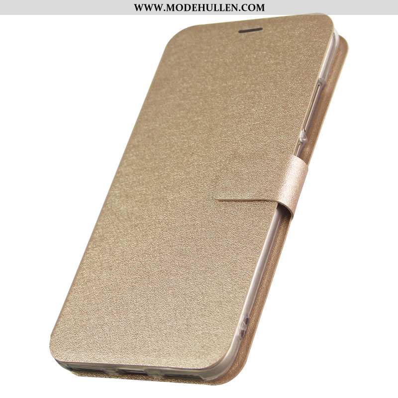 Hülle Oneplus 5t Lederhülle Weiche Gold Farbe Silikon Handy