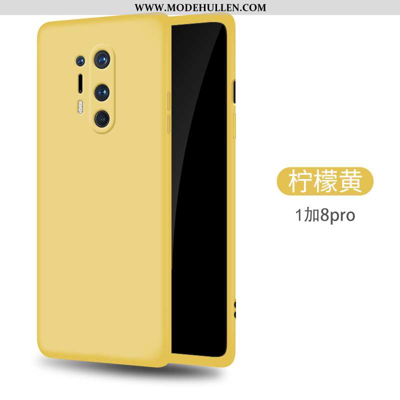 Hülle Oneplus 8 Pro Silikon Case Schutz Gelb Case Anti-sturz Persönlichkeit Trend Gelbe