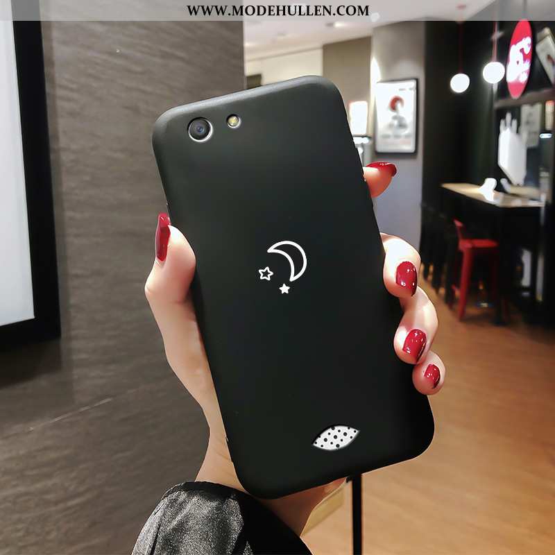 Hülle Oppo A31 Silikon Schutz Einfach Dünne Einfassung Schwarz Handy