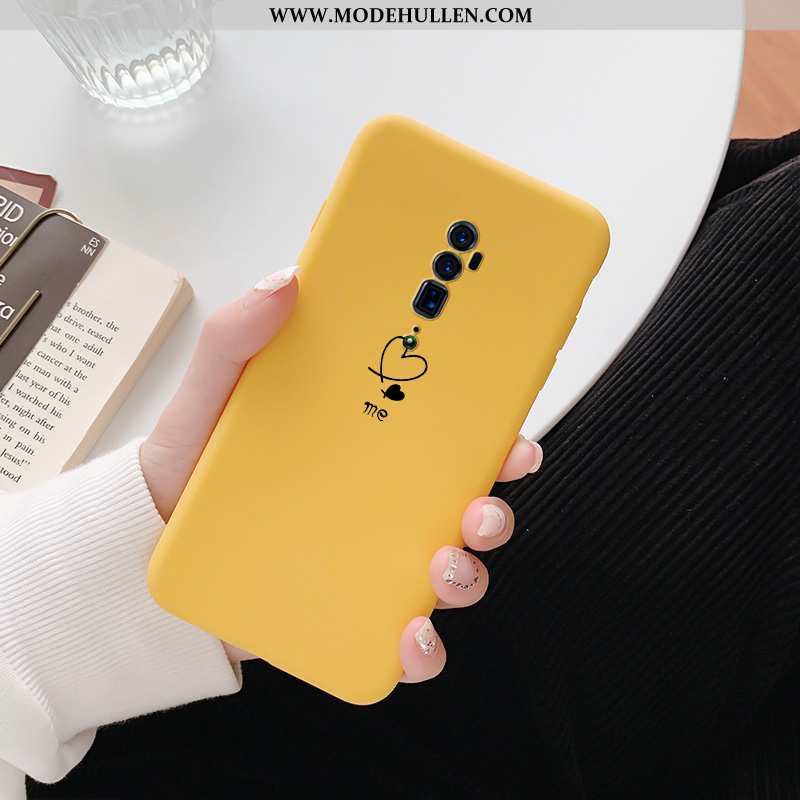 Hülle Oppo Reno 10x Zoom Kreativ Trend Liebe Handy Mini Einfach Gelbe