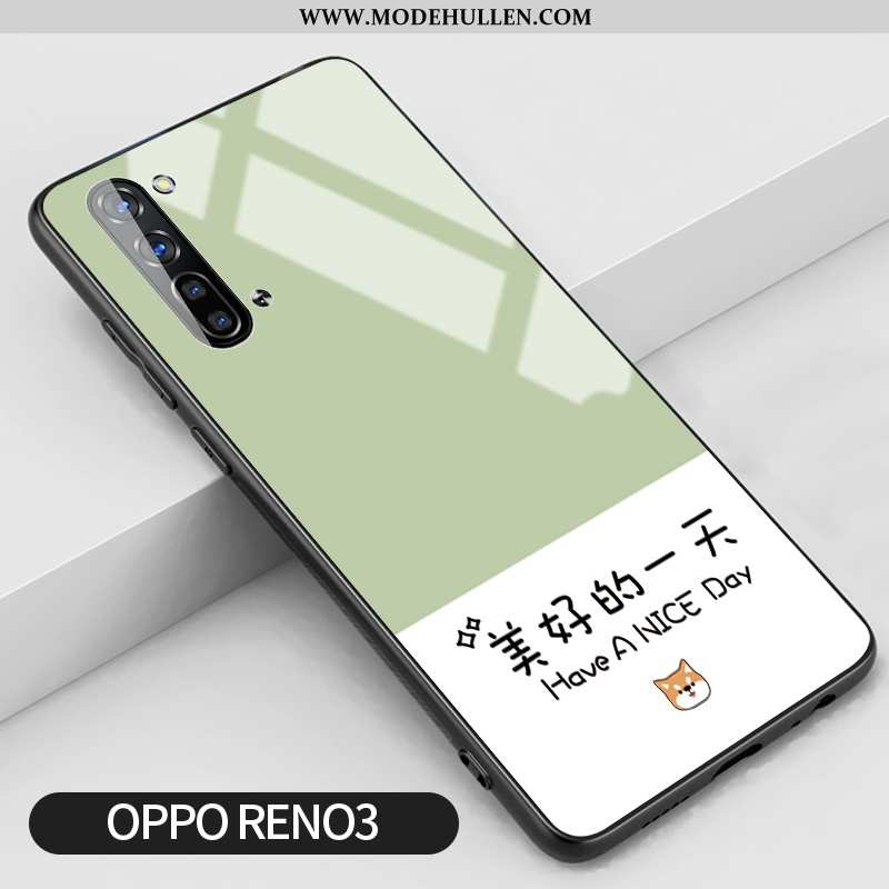 Hülle Oppo Reno 3 Silikon Schutz Case Rosa Frisch Trend