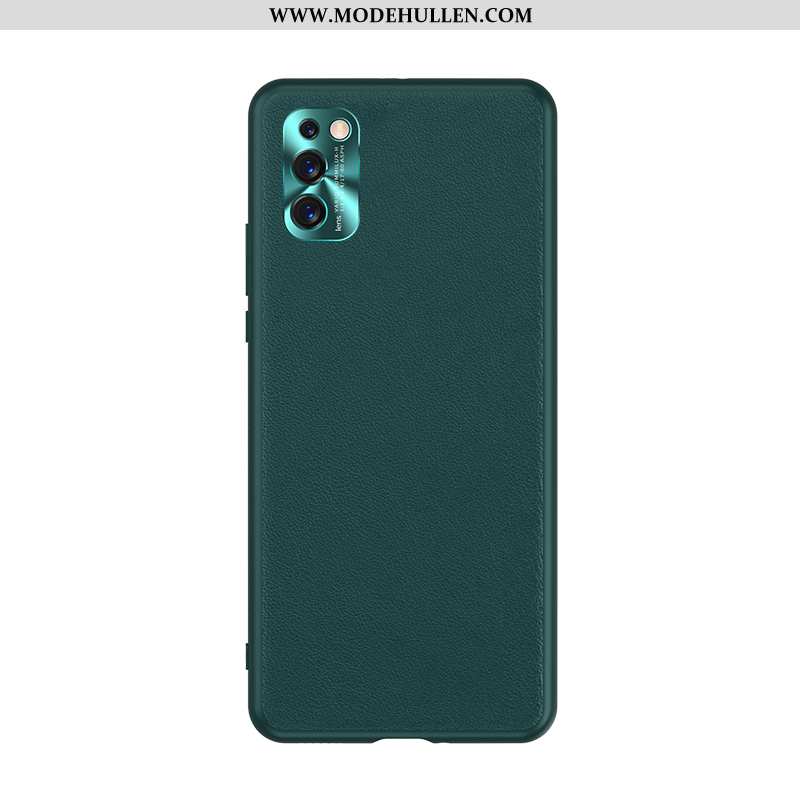 Hülle Samsung Galaxy A41 Lederhülle Nubuck Handy Alles Inklusive Kreativ Leder Schwer Grün