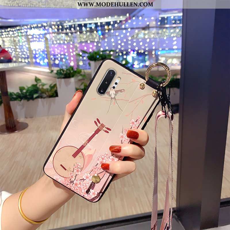 Hülle Samsung Galaxy Note 10+ Persönlichkeit Kreativ Halterung Sterne Schutz Hängende Verzierungen N
