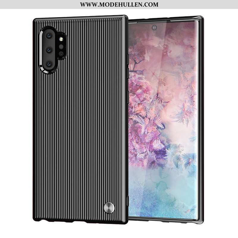 Hülle Samsung Galaxy Note 10+ Trend Weiche Muster Business Case Silikon Rote