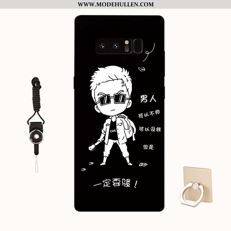 Hülle Samsung Galaxy Note 8 Karikatur Trend Schutz Weiche Handy Muster Anti-sturz Rote