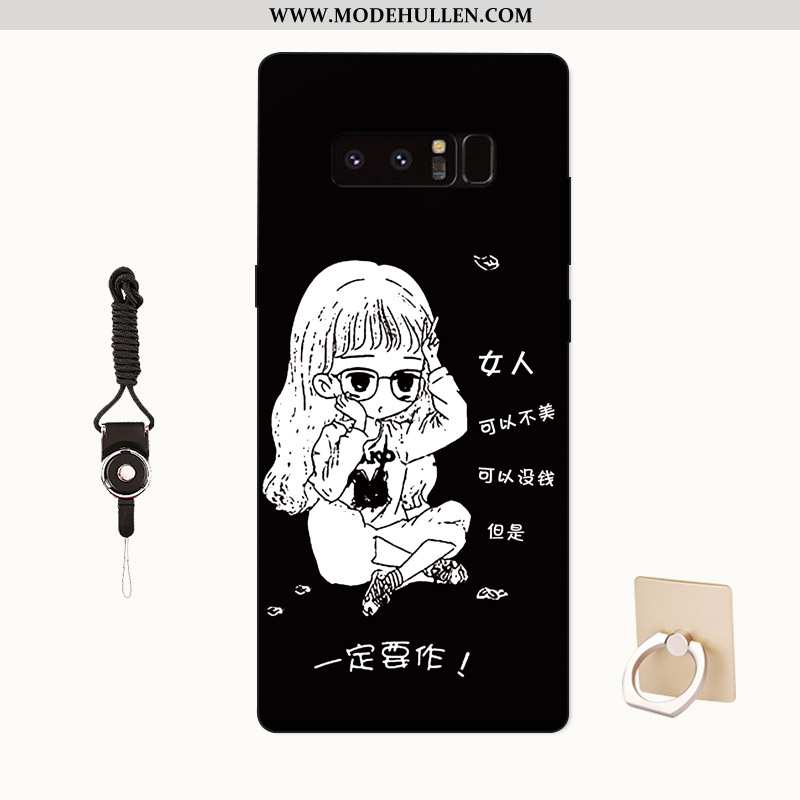 Hülle Samsung Galaxy Note 8 Karikatur Trend Schutz Weiche Handy Muster Anti-sturz Rote