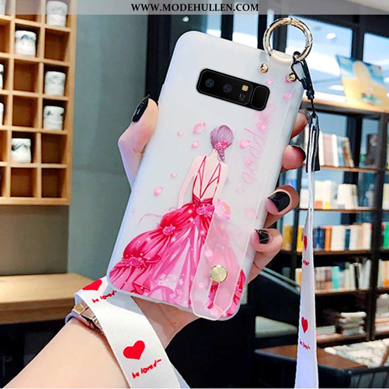 Hülle Samsung Galaxy Note 8 Kreativ Schutz Handy Neu Persönlichkeit Sterne Rosa