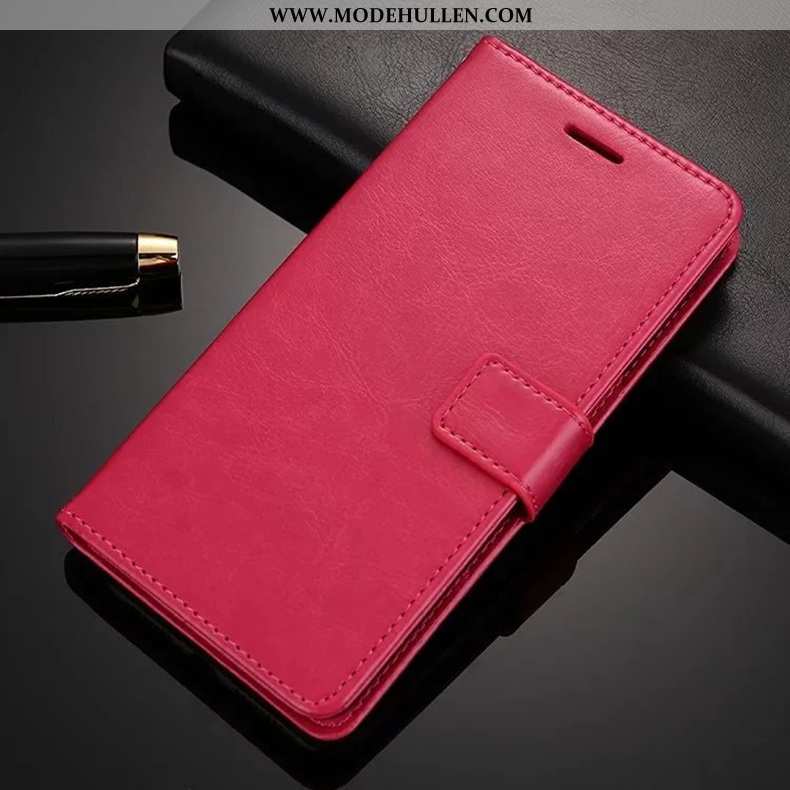 Hülle Samsung Galaxy Note 8 Schutz Lederhülle Weiche Halterung Handy Clamshell Einfassung Rosa