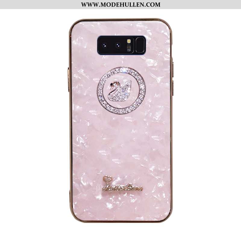 Hülle Samsung Galaxy Note 8 Trend Weiche Sterne Case Kristall Muster Rosa