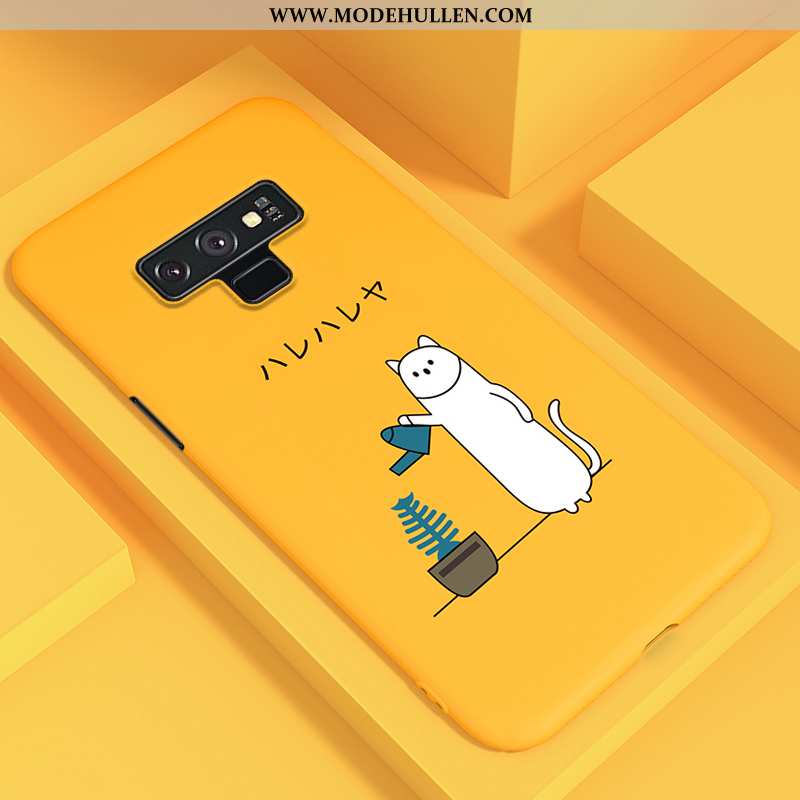 Hülle Samsung Galaxy Note 9 Persönlichkeit Kreativ Sterne Dünne Karikatur Anti-sturz Handy Gelbe