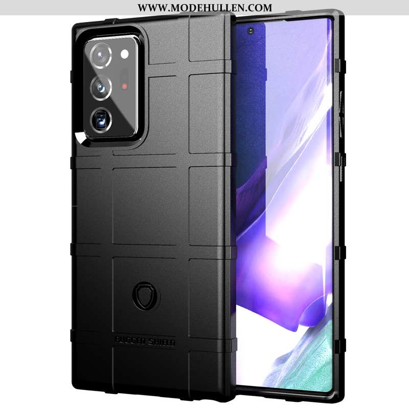 Hülle Samsung Galaxy Note20 Ultra Persönlichkeit Kreativ Handy Schutz Nubuck Case Grau