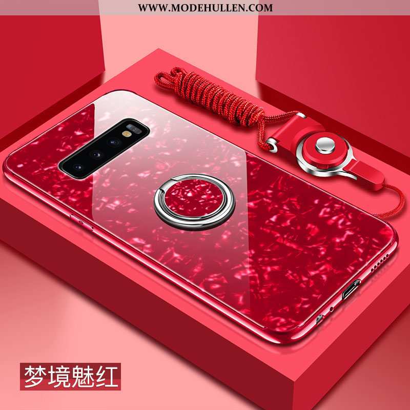 Hülle Samsung Galaxy S10 Silikon Schutz Rot Case Weiche Shell Rote