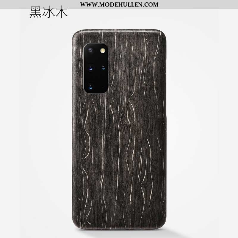 Hülle Samsung Galaxy S20+ Aus Holz Schutz Qualität Sterne Anti-sturz Alles Inklusive Schwarz
